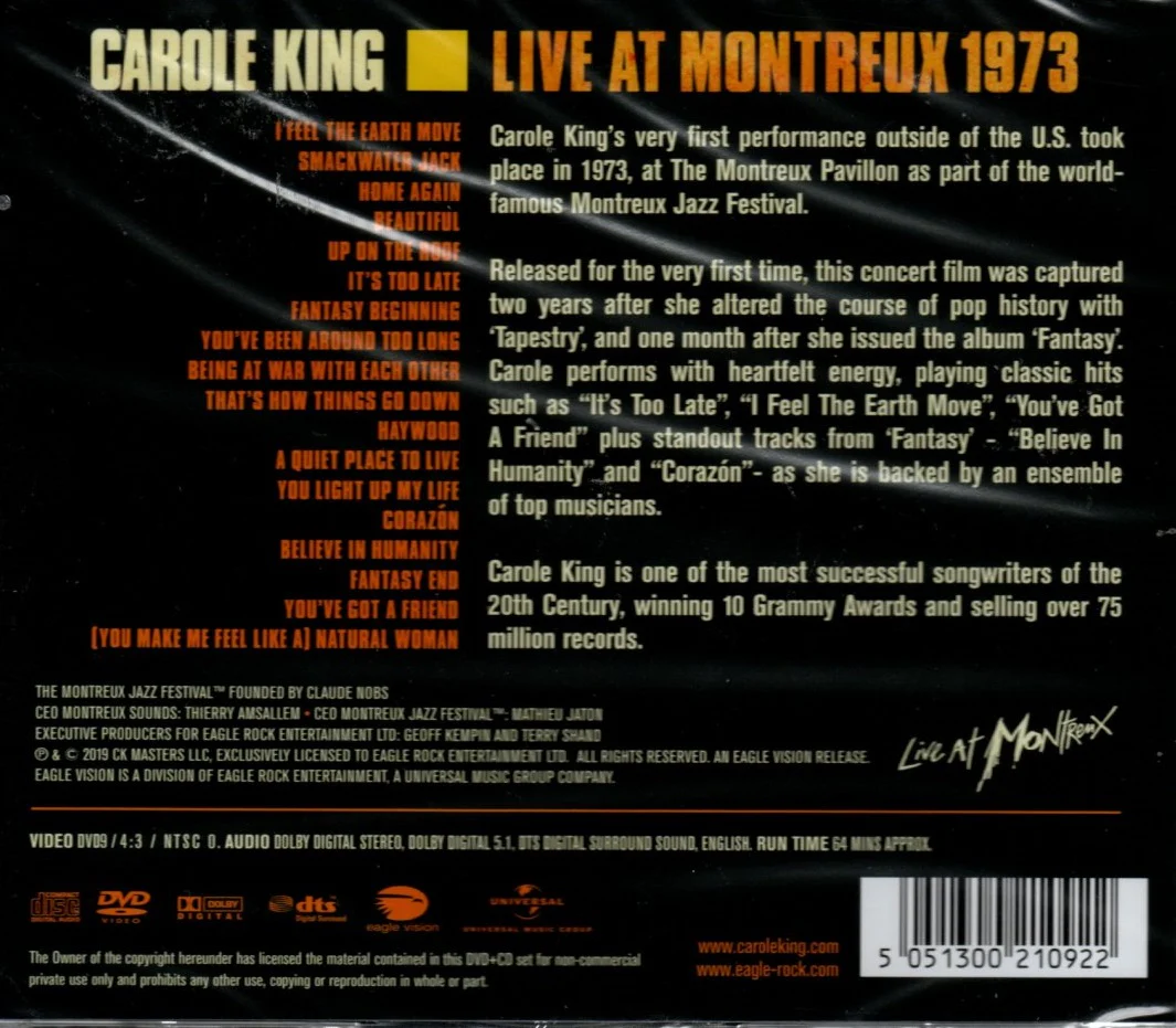 CD + DVD Carole King – Live At Montreux 1973 - Image 2