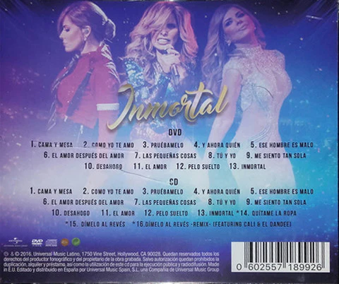 CD + DVD Gloria Trevi – Inmortal - Image 2