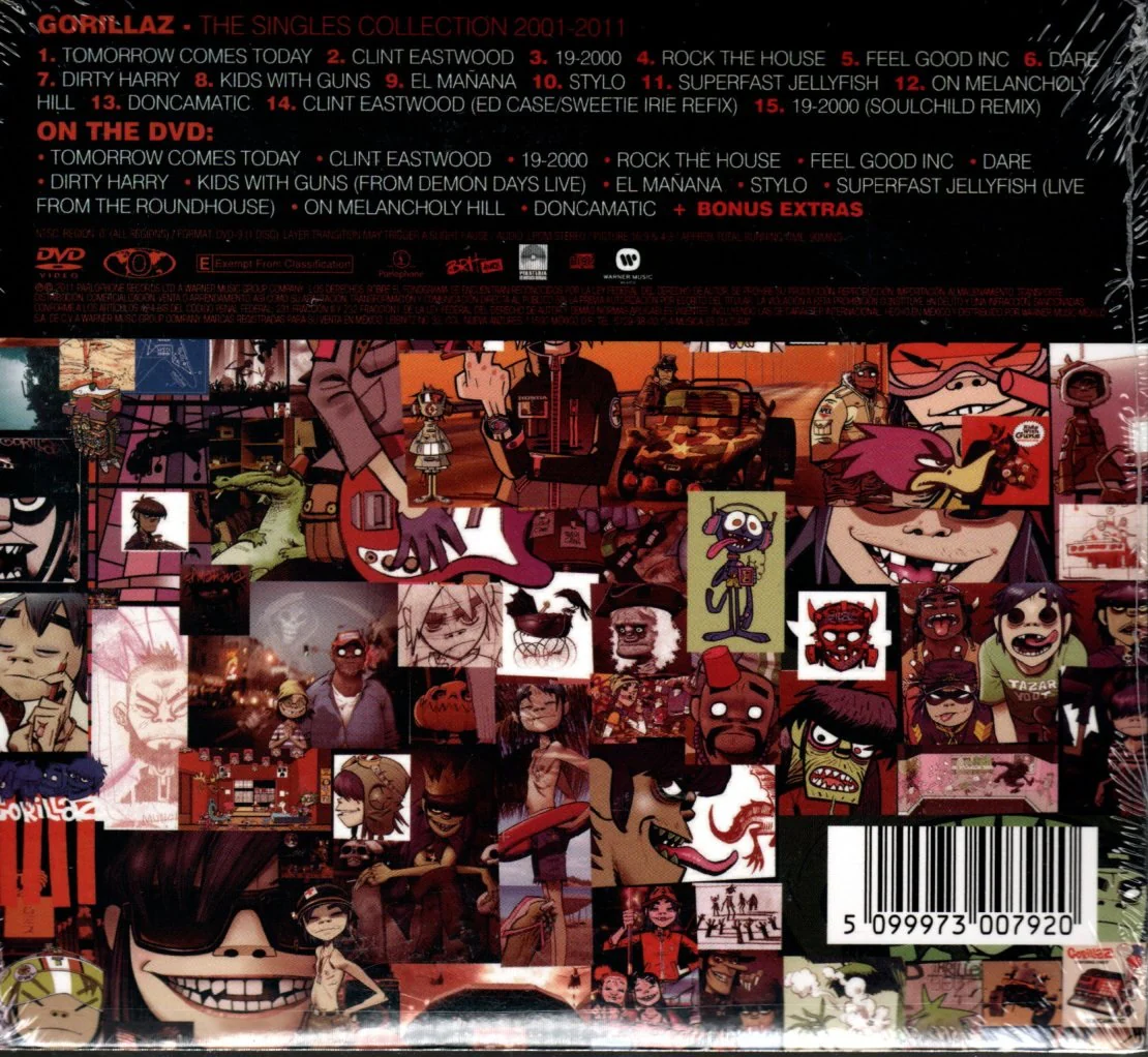 CD + DVD Gorillaz - The Singles Collection 2001 - 2011 - Image 2