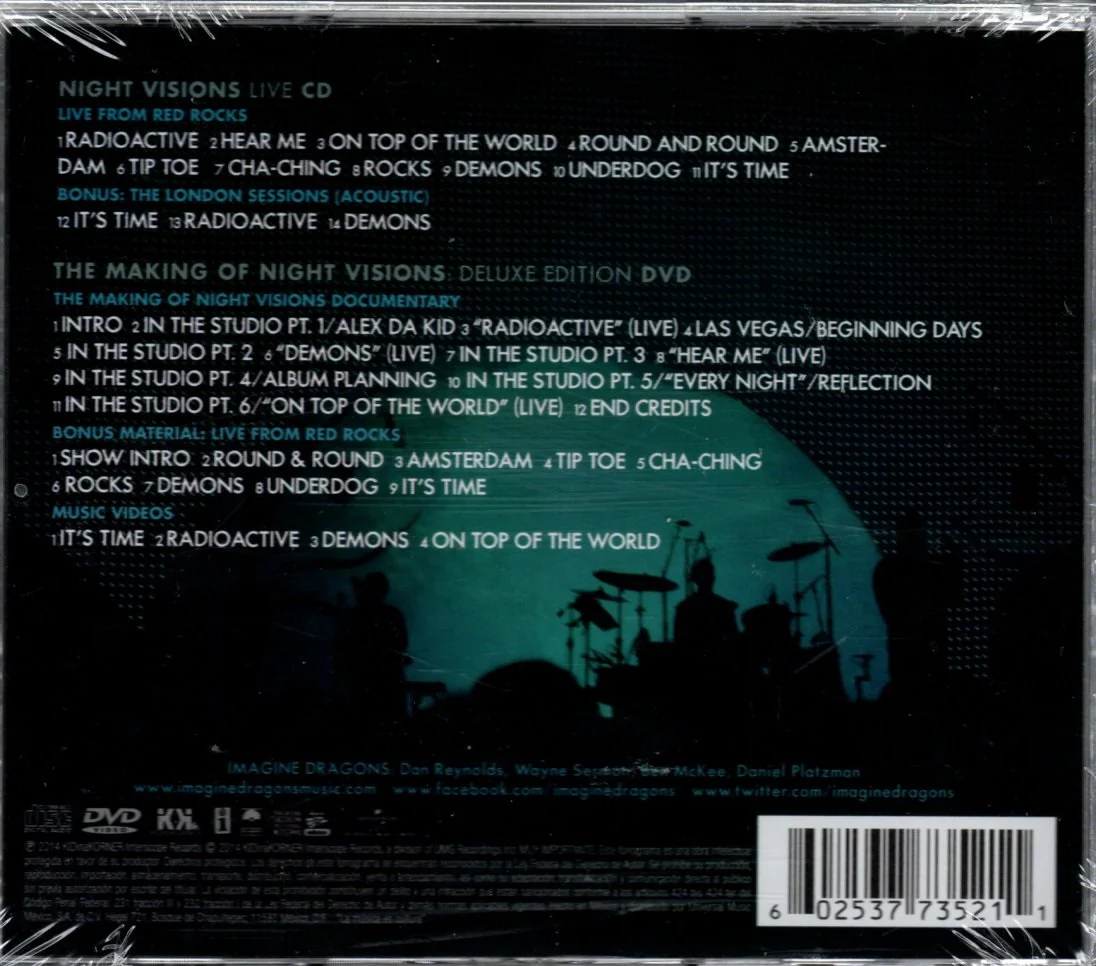 CD + DVD Imagine Dragons - Night Visions Live - Image 2