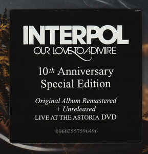 CD + DVD Interpol · Our Love To Admire - Image 2
