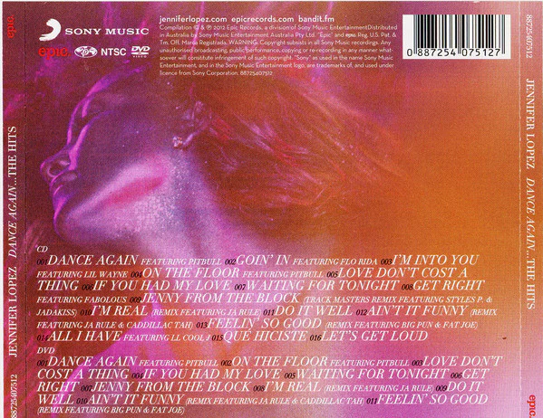 CD + DVD JLO – Dance Again... The Hits - Image 2