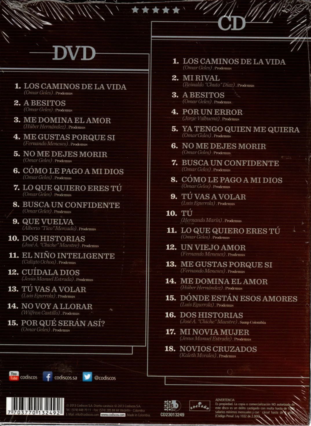 CD + DVD Los Diablitos - Todos Sus Exitos - Image 2