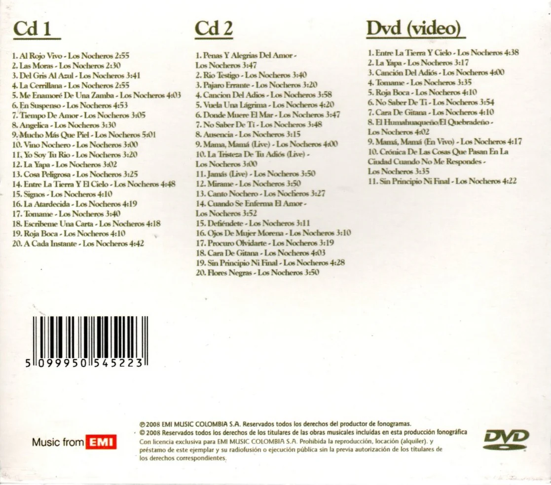 CDX2 + DVD Los Nocheros - Voces Del Amor - Image 2