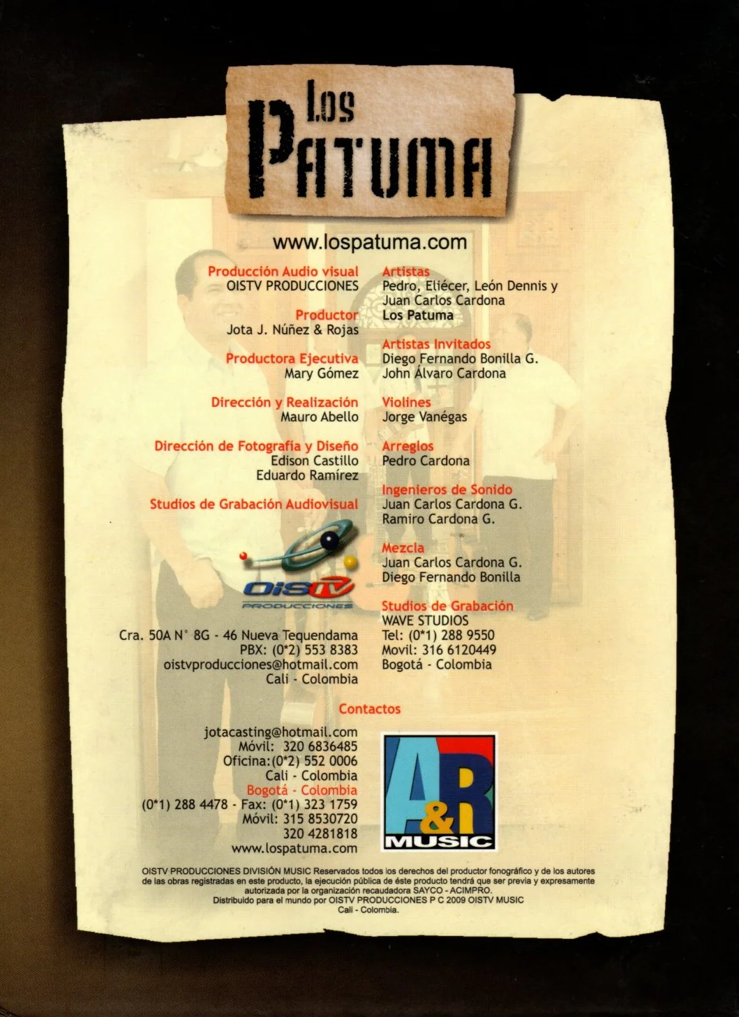CD + DVD Los Patuma - Mi Niña Se Va - Image 2