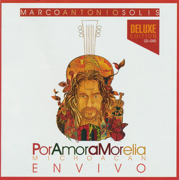 CD + DVD Marco Antonio Solís ‎– Por amor a Morelia Michoacán. En vivo