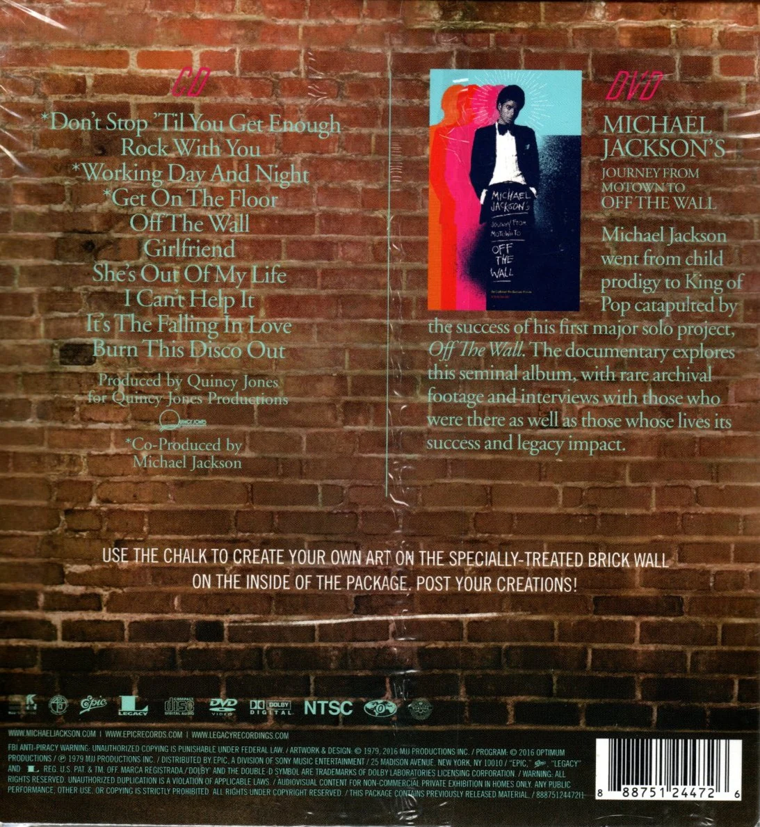 CD + DVD Michael Jackson – Off The Wall - Image 2