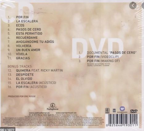 CD + DVD Pablo Alborán - Terral - Image 2