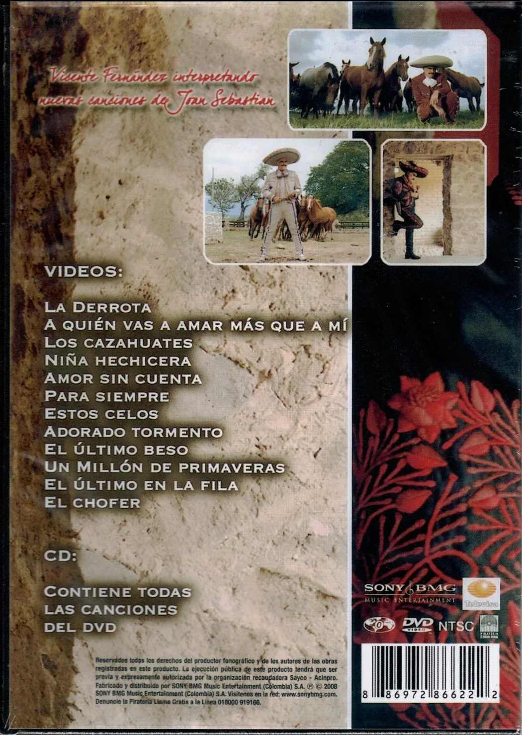 CD + DVD Vicente Fernández - Para Siempre (Edición Especial) - Image 2
