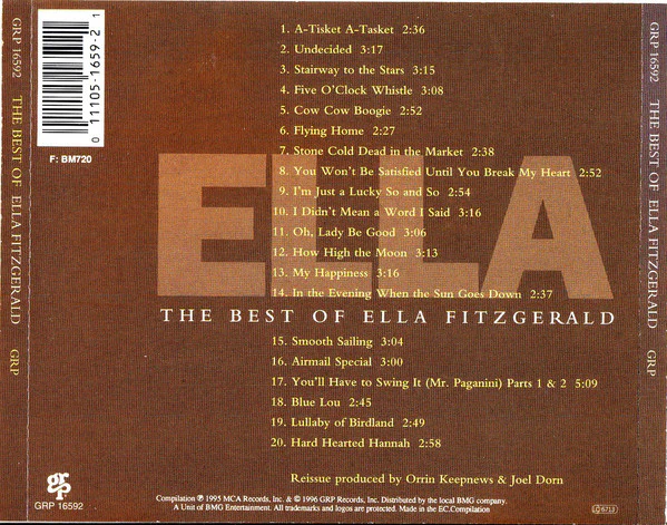 CD Ella Fitzgerald – The Best Of Ella Fitzgerald - Image 2