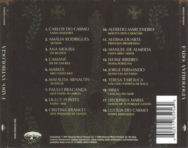 CD Fado: Anthologia - Image 2