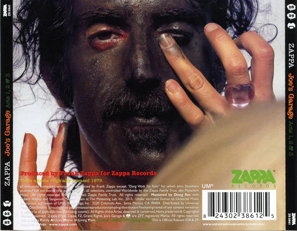 CD Farnk Zappa – Joe's Garage Acts 1, 2 & 3 - Image 2