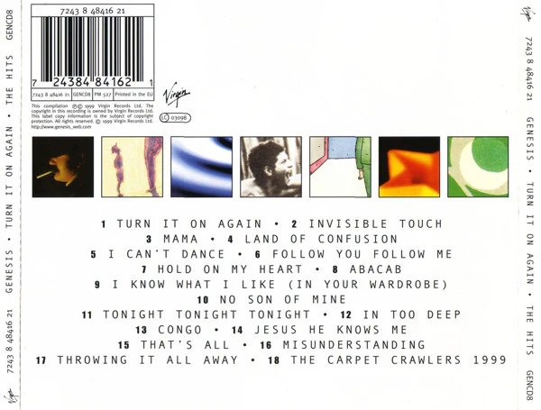 CD Genesis – Turn It On Again (The Hits) - Image 2