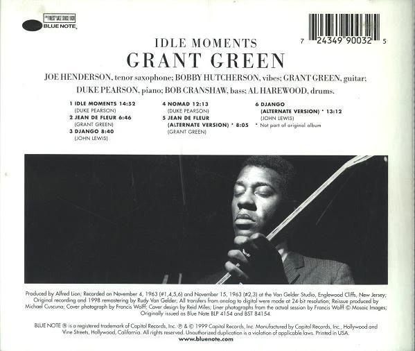 CD Grant Green - Idle Moments - Image 2