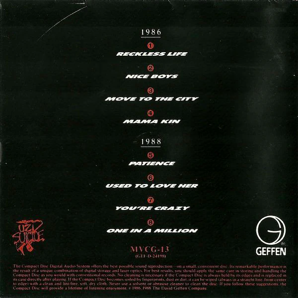 CD Guns N' Roses ‎– G N' R Lies - Image 2