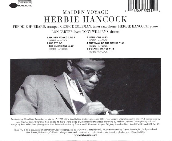 CD Herbie Hancock – Maiden Voyage - Image 2
