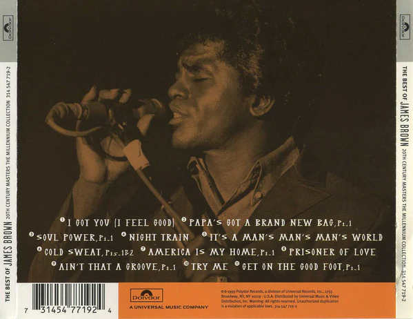 CD James Brown – The Best Of James Brown - Image 2