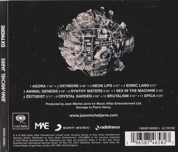 CD Jean-Michel Jarre – Oxymore - Image 2