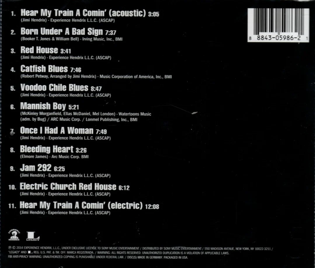 CD Jimi Hendrix – Blues - Image 2