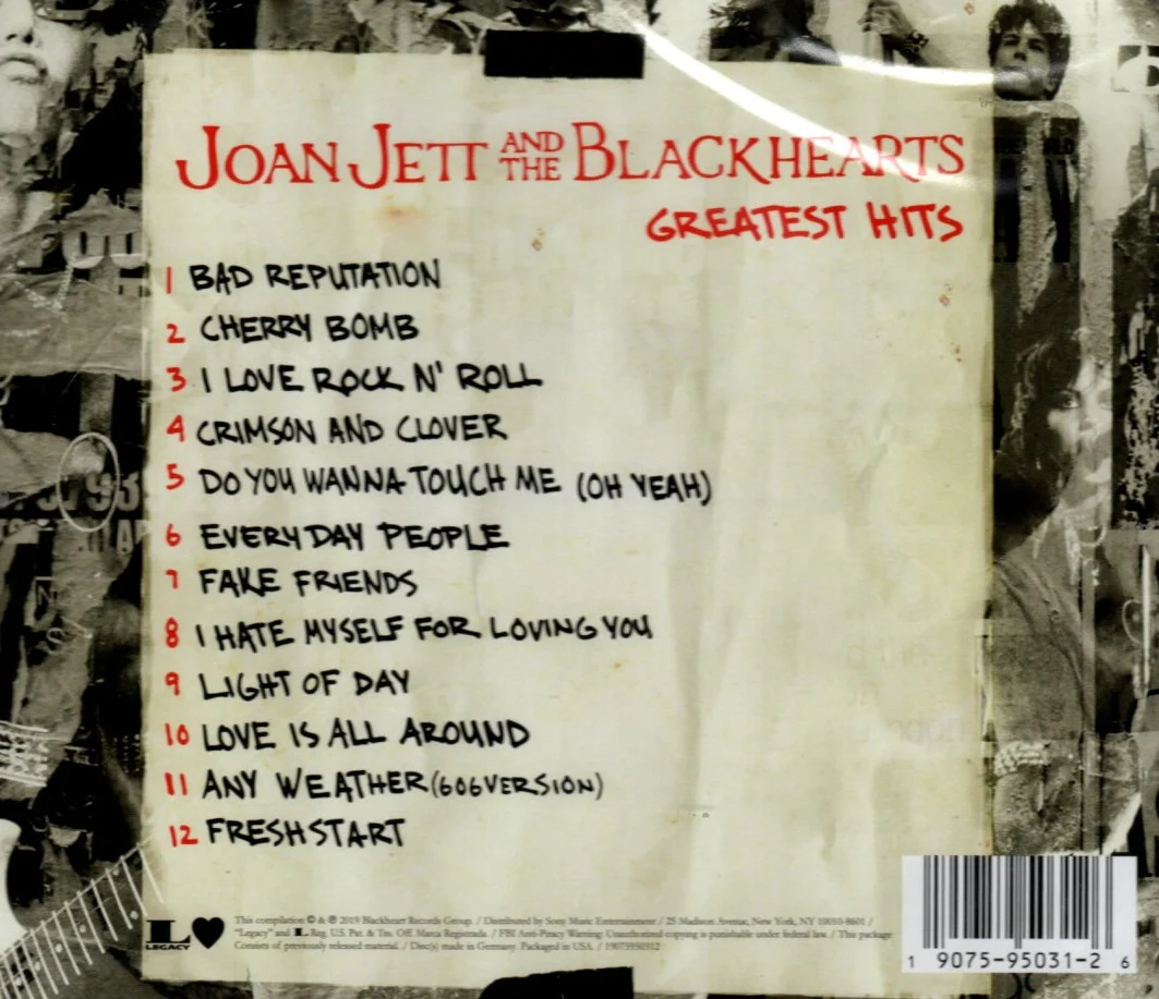 CD Joan Jett & The Blackhearts – Greatest Hits - Image 2