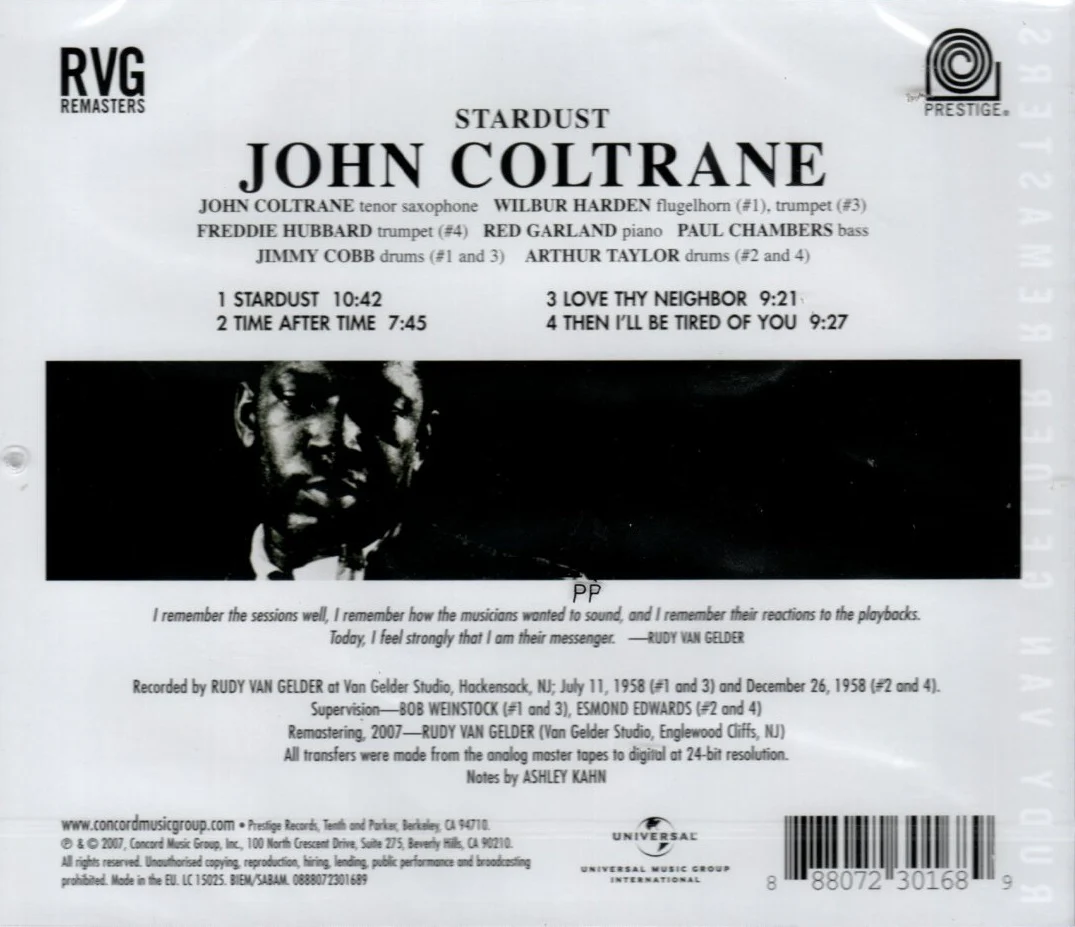 CD John Coltrane – Stardust - Image 2