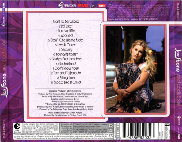 CD Joss Stone ‎– Mind Body & Soul - Image 2