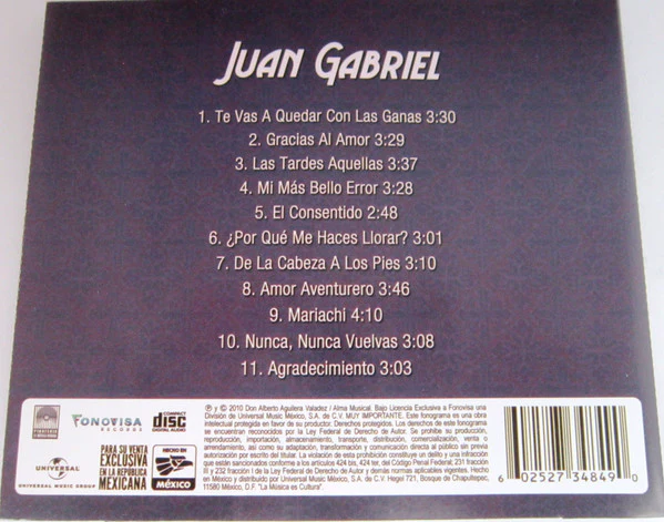 CD Juan Gabriel – Juan Gabriel - Image 2