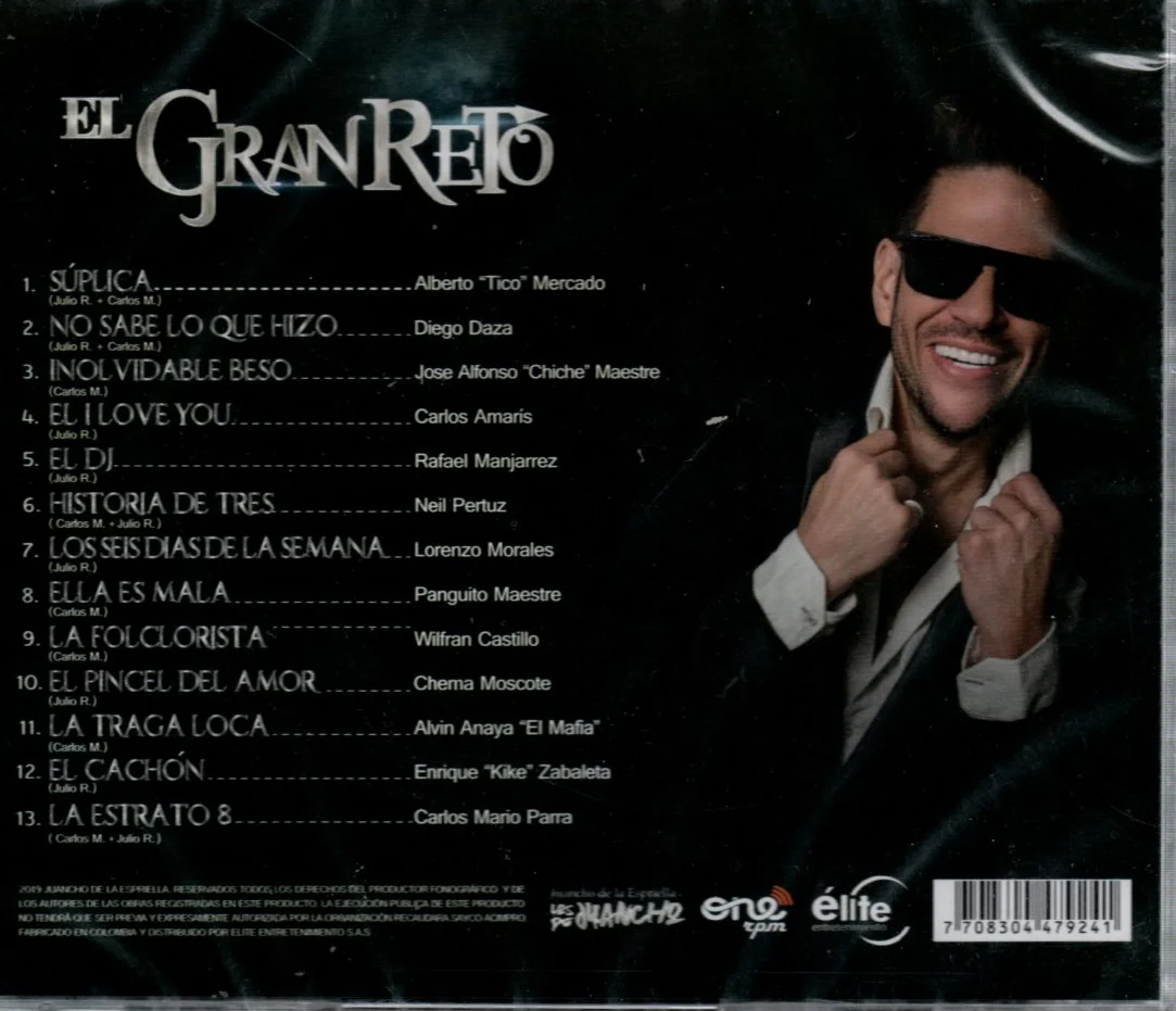 CD Juancho De La Espriella & Los De Juancho - El Gran Reto - Image 2