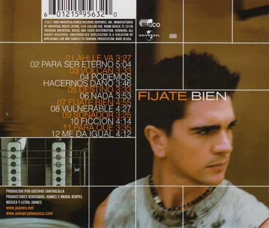 CD Juanes – Fijate Bien - Image 2