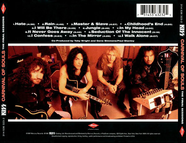 CD Kiss – Carnival Of Souls: The Final Sessions - Image 2