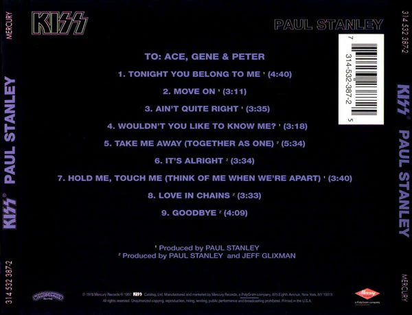 CD KISS – Paul Stanley - Image 2