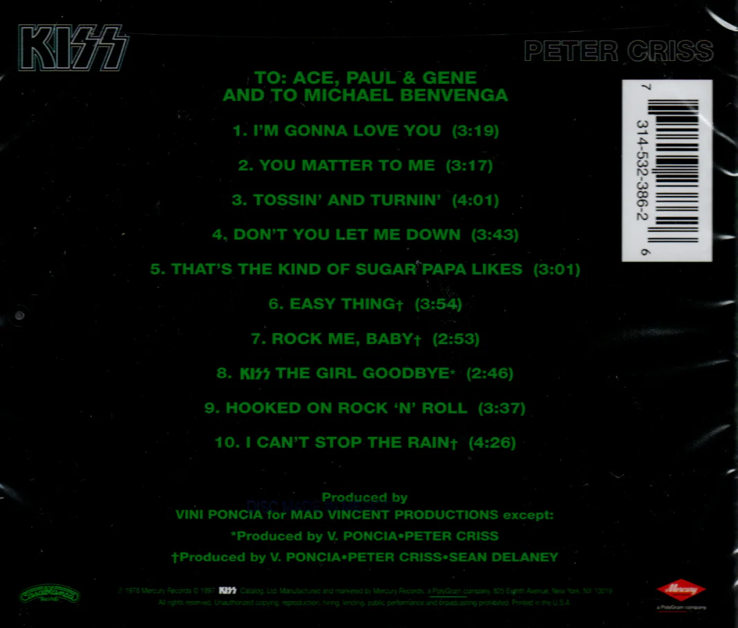 CD KISS ‎– Peter Criss - Image 2