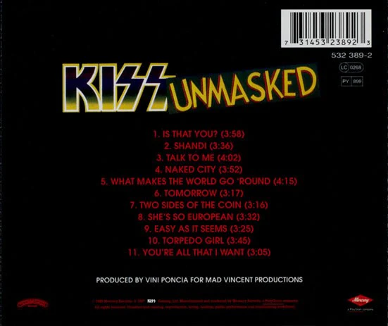 CD KISS – Unmasked - Image 2
