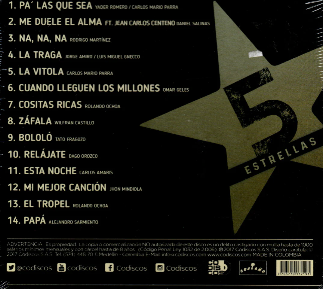 CD Kvrass - Cinco Estrellas - Image 2