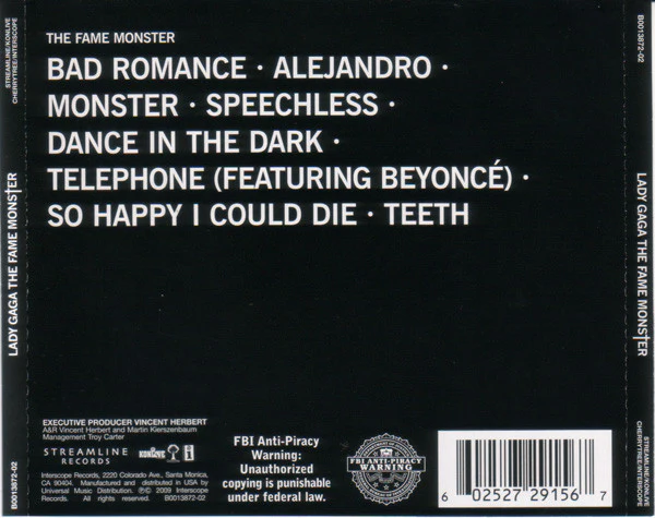 CD Lady Gaga – The Fame Monster - Image 2