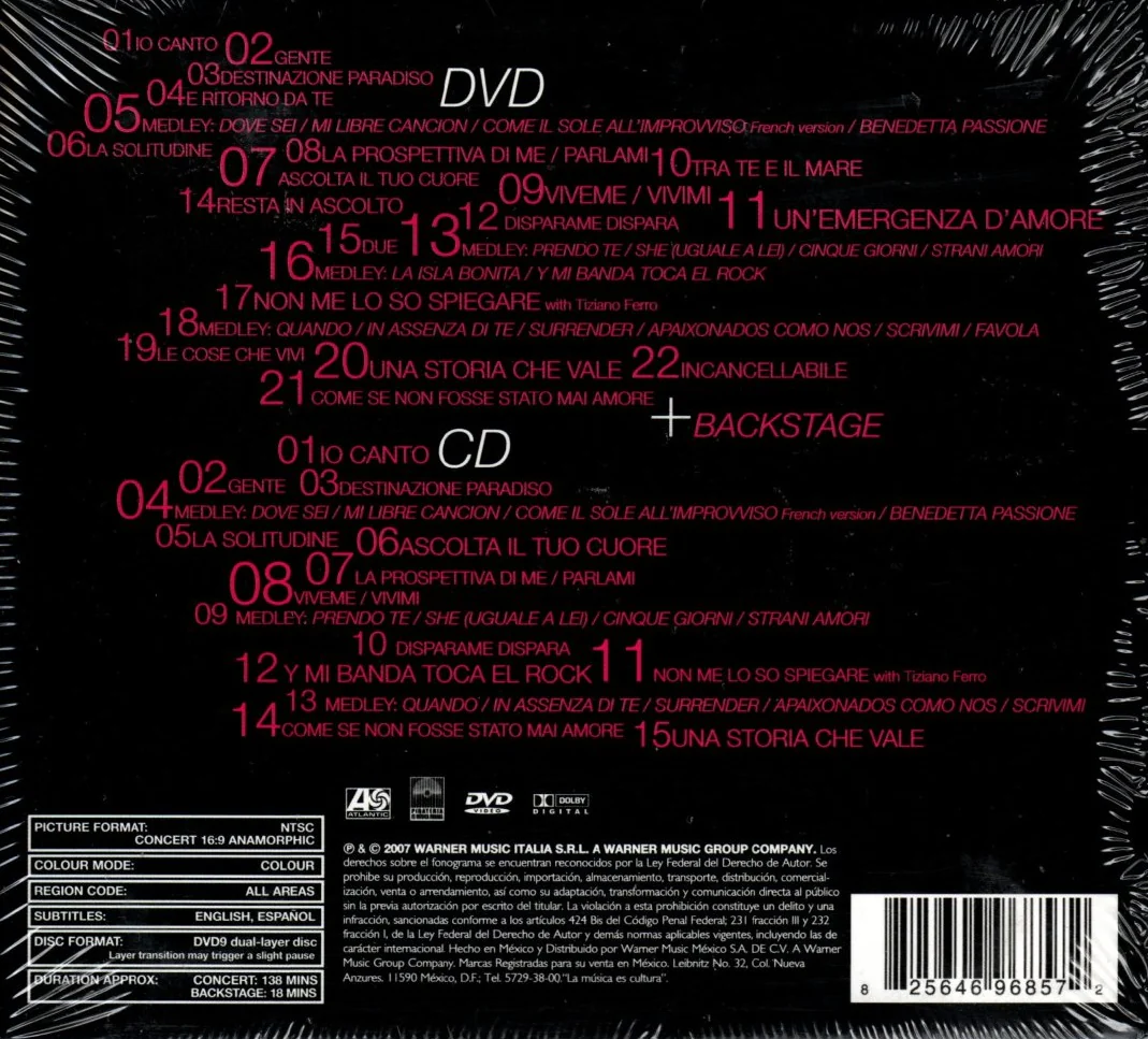 CD + DVD Laura Pausini - San Siro 2007 - Image 2
