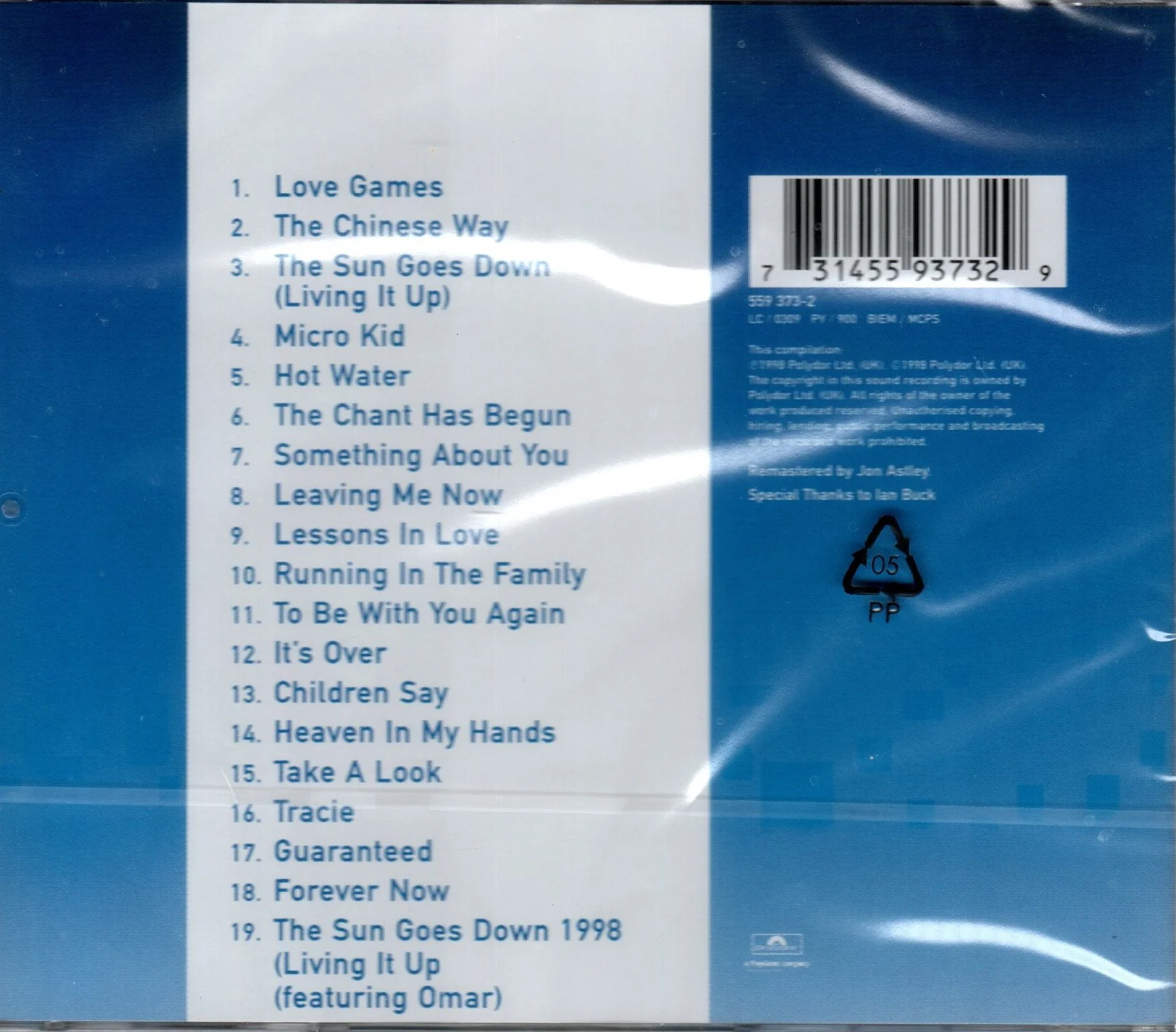 CD Level 42 ‎– The Very Best Of Level 42 - Image 2