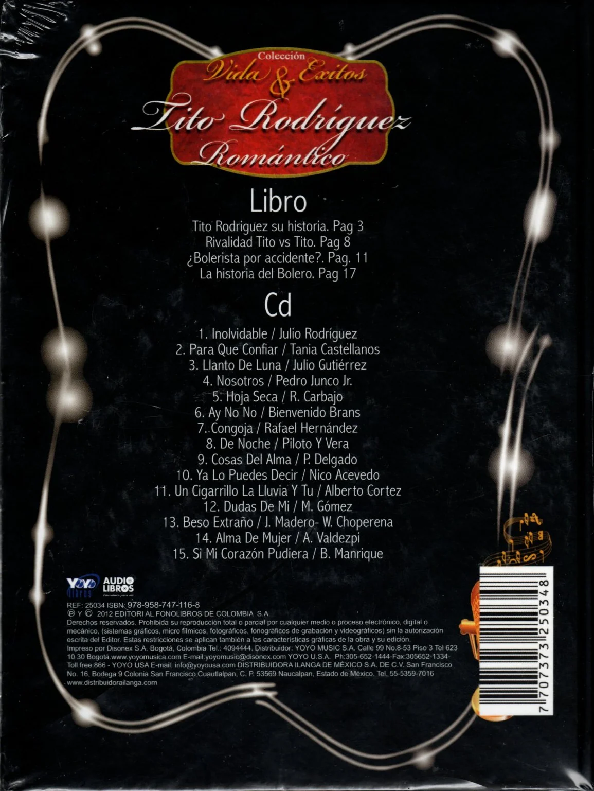 CD + Libro Tito Rodríguez - Colección Vida Y Éxitos - Image 2