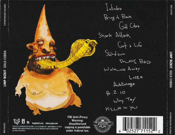 CD Limp Bizkit – Gold Cobra - Image 2