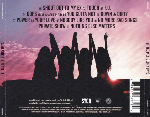 CD Little Mix – Glory Days - Image 2