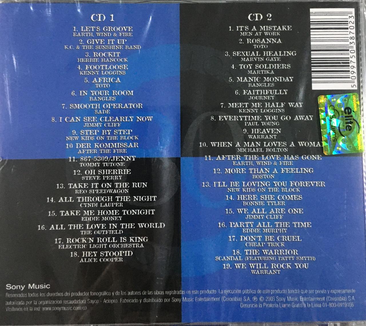 CD Sony Music - Los años 80 Rock-Pop Vol.2 - Image 2