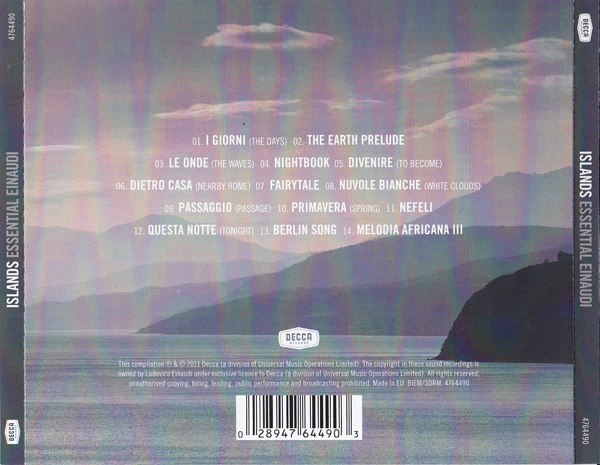 CD Ludovico Einaudi – Islands - Essential Einaudi - Image 2