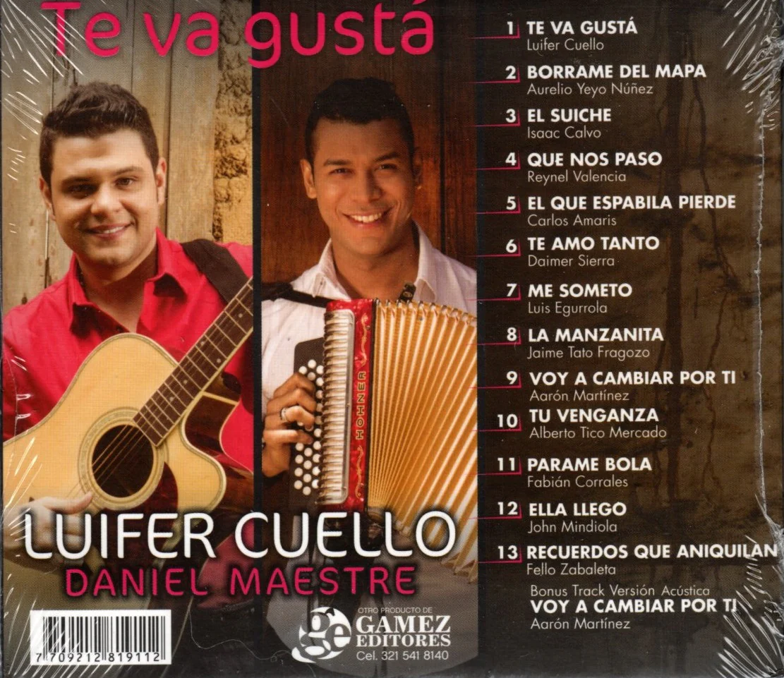 CD Luifer Cuello - Te Va Gustá - Image 2