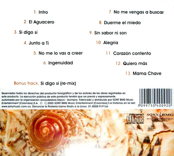 CD Maía - Natural - Image 2