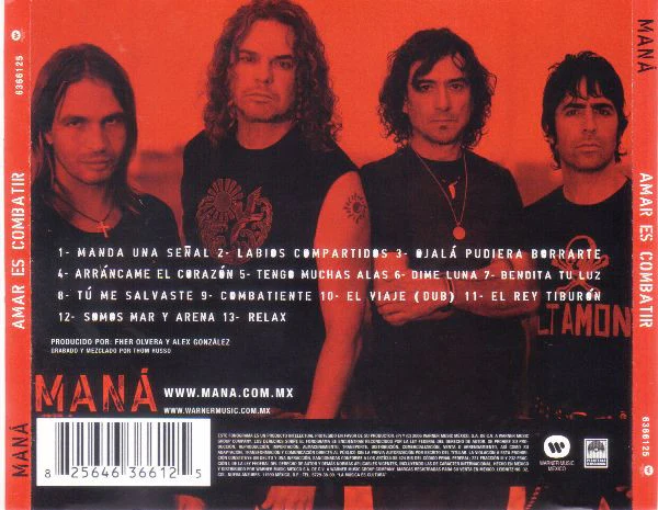CD Maná ‎– Amar Es Combatir - Image 2
