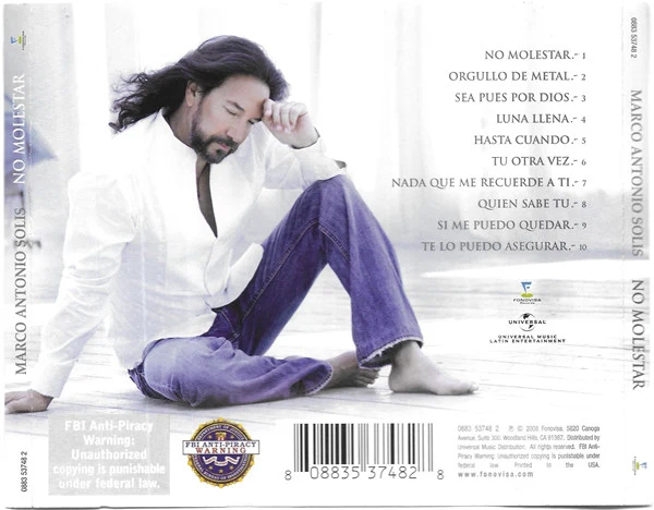 CD Marco Antonio Solís – No Molestar - Image 2