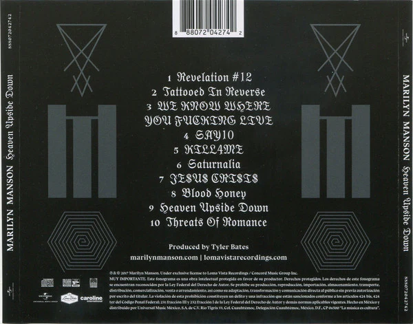 CD Marilyn Manson - Heaven Upside Down - Image 2