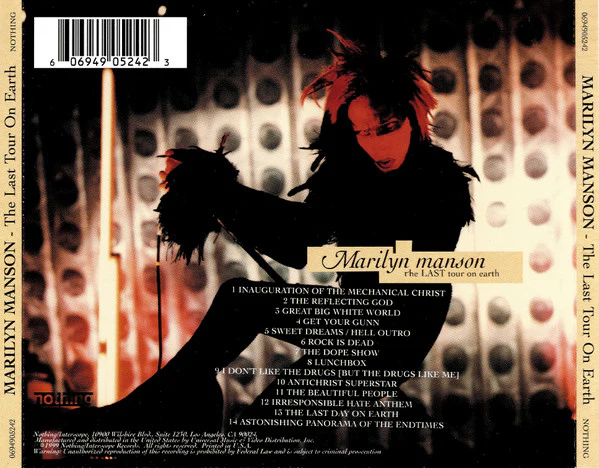 CD Marilyn Manson – The Last Tour On Earth - Image 2