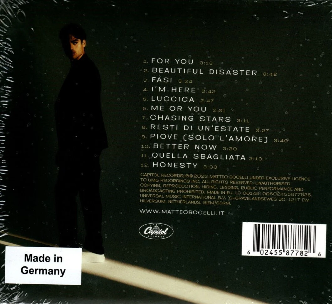 CD Matteo Bocelli – Matteo - Image 2