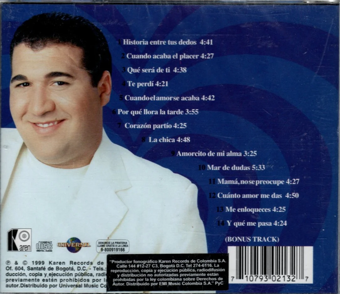 CD Mickey Taveras – Más Romantico - Image 2